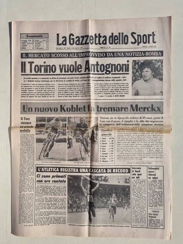 Gazetta dello sport juillet - dello,