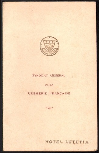 Menu syndicat général - menu.,