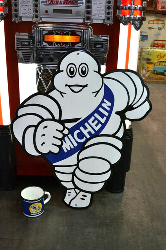 Plaque émaillée michelin - plaque,