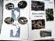 JAGUAR RACOON PETREL IGUANE  2007 FRANCE Document Philatélique Officiel 07510