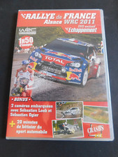 DVD WORLD RALLY  RALLYE DE FRANCE ALSACE WRC 2011 1H50 BONUS LOEB OGIER  CRASHS