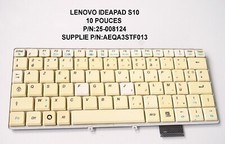 LENOVO IDEAPAD S10 CLAVIER BLANC JAUNIE REF 25-008124 TESTEE