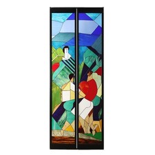 Porte avec Vitraux Ancienne