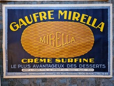 Gaufre Mirella * ancien affiche 1925