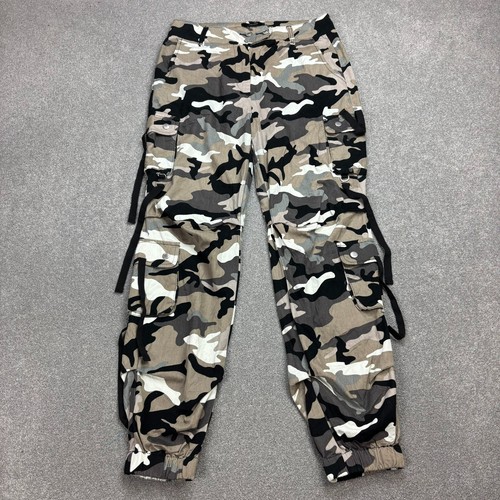 Pantalon camouflage femme gris