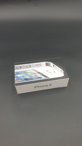 Boîte vide iphone blanc - vide,