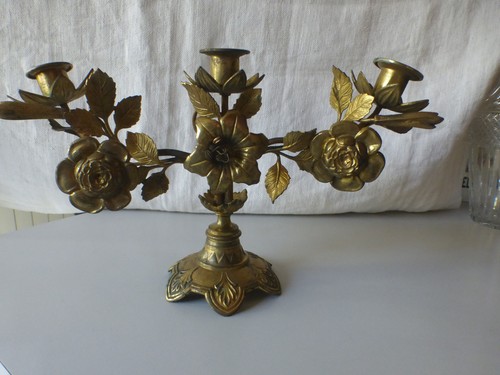 Ancien chandelier candelabre - ancien,