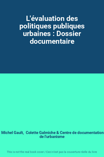 L'évaluation des politiques