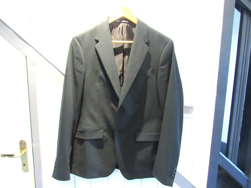 Veste blazer slim fit vert