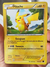 Pikachu 115/114 - Secrète Holo - Noir et Blanc - Carte Pokemon - Excellent état