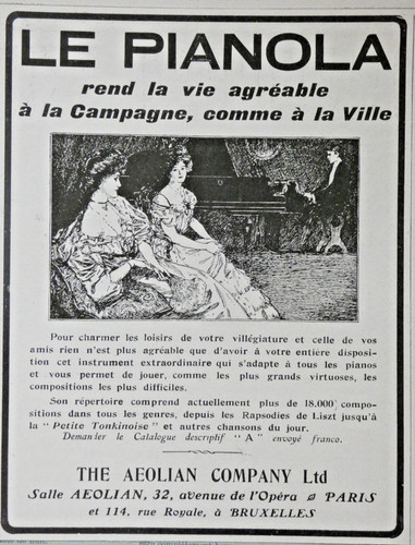 Publicité presse 1907 le - 1907,