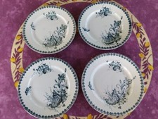 4 Assiettes Plates Terre Fer