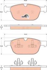 Plaquettes de frein TRW