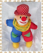 Peluche Clown Rouge Bleu