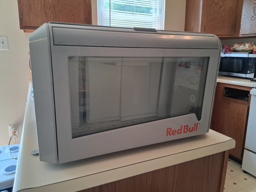New red bull mini fridge - new,
