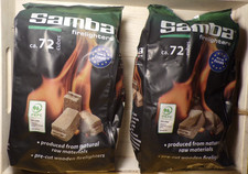 LOT DE 2 X 72 CUBES ALLUME-FEU