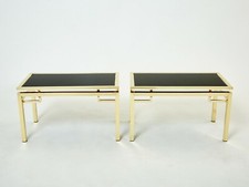 Paire bouts de canapé laiton