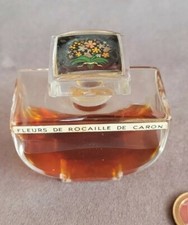 vintage perfume bottle bouteille flacon parfum fleurs de rocaille de CARON