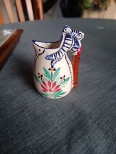 petit pot à lait ou à crème HB quimper en forme de cornemuse/ Biniou. 