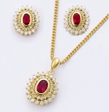 Dolly-Bijoux Parure 2PC Ovale