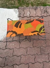 Siège Pliant en toile avec une structure acier Camping Pêche Vintage