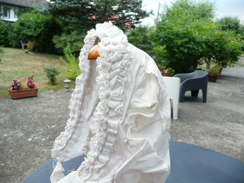 Coiffe ancienne coton - coiffe,