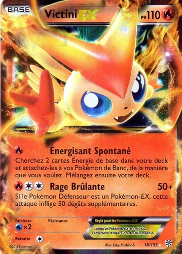 Victini holo 110pv 135 - ex, 18/135