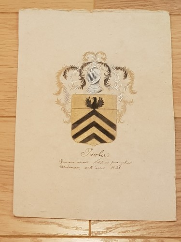 Aquarelle héraldique blason - aquarelle,
