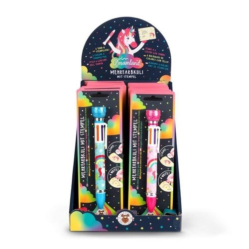 Stylo couleurs avec timbre - 6,