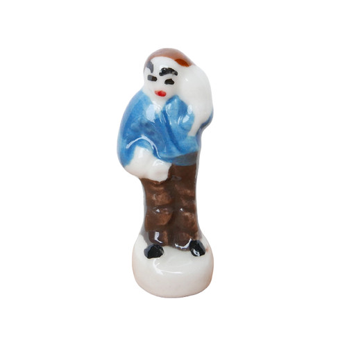 Feve ancienne artisanale homme - feve,