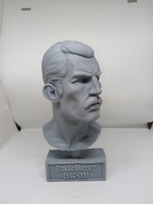 Buste Freddie Mercury 17 cm – Résine à Peindre – Hommage Queen Rock