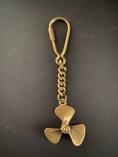 Porte clés Année 60 - Hélice de Bateau en bronze - Objet de marine