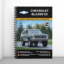 CHEVROLET BLAZER K5 : Cahier