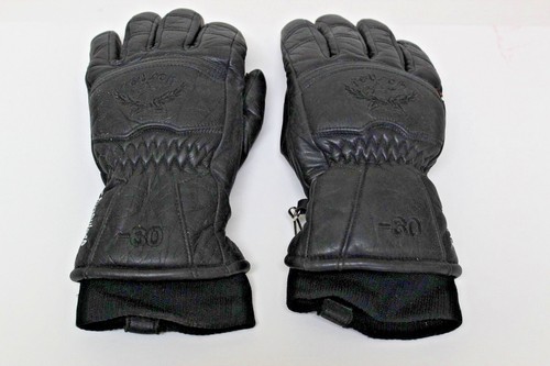 Reusche black ski gloves - ski,