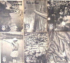 lot 6 magazines PÊCHE DE PARIS 1959 - 1960 UPP Union des Pêcheurs de Paris BE