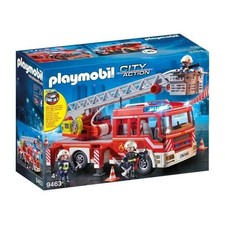 PLAYMOBIL 9463 - City Action - Camion de pompiers avec échelle pivotante - Nouve