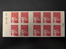 FRANCE CARNET 10 DE TIMBRES NEUFS N° 3085-C1  MARIANNE DE LUQUET daté 1997
