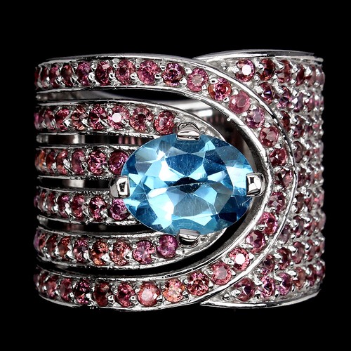 925 bague argent topaze - 925, en