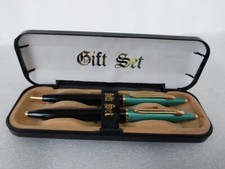 Ancien rare stylo plume Jordan coffret cadeau armée manteau militaire années 80