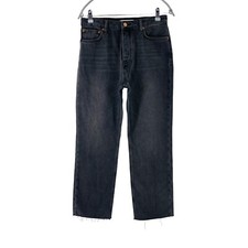 Jeans Croppés Droits À