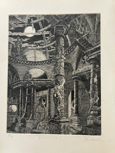 Estampe gravure alain jeanne - estampe-gravure,