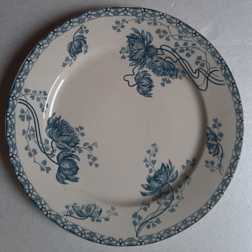 Assiette plate sarreguemines - plate,