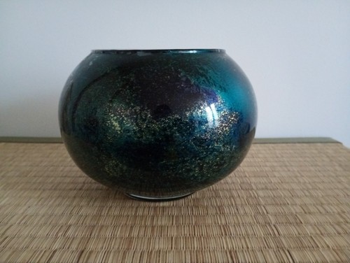 Vase boule signé - vase, noel