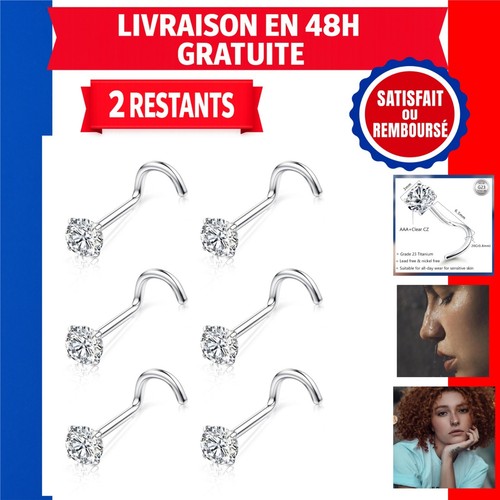 Piercing nez titane g23 - piercing,