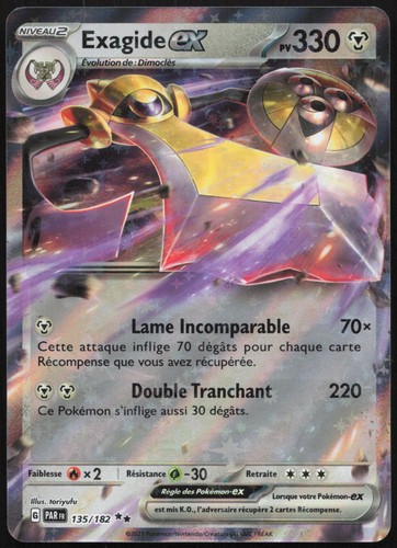 Carte pokémon exagide - pokémon, exagide-ex