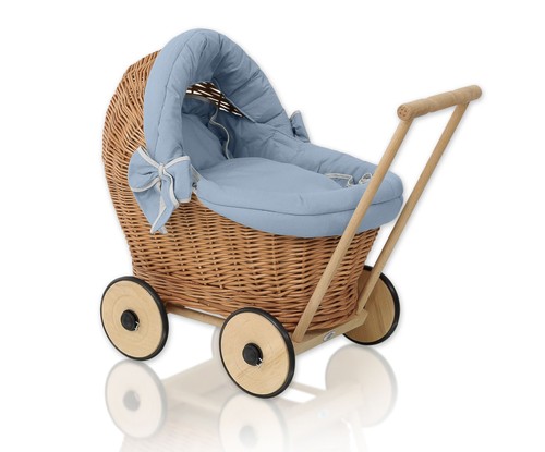 Poussette osier pour - poussette, en
