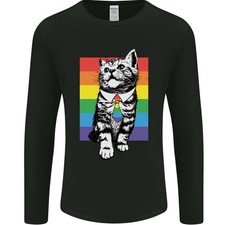 T-Shirt À Manches Longues Pour Hommes LGBT Gay Pride Day Awareness