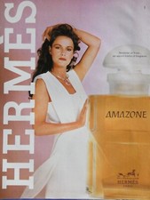 PUBLICITÉ DE PRESSE 1979 PARFUN AMAZONE HERMES UN ACCORD TENDRE ET FOUGUEUX
