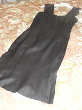 Robe HABILLEE ELEGANTE Femme Taille 38 Noire DECOLLETEE DOS NU BELLE MATIERE