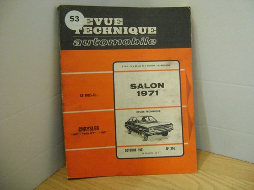 Revue technique automobile - revue,